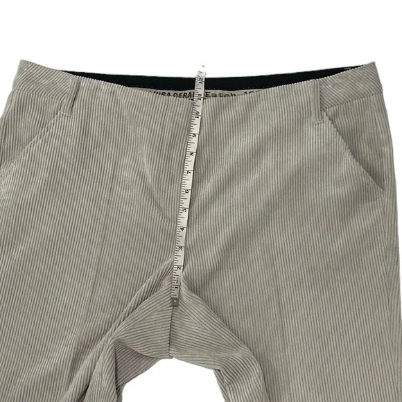 LUISA CERANO SMART Lightweight Corduroy Cord Wide LEG TROUSER OFFICE NWT 16